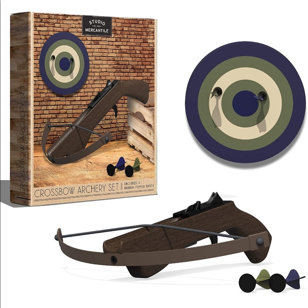 COPY - Hammer and Axe Crossbow Archery Bow and Arrow Set with 4-Rubber Tip Darts